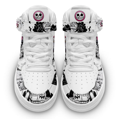 Rosinante Sneakers Air Mid OP Custom Anime Shoes Mix Manga