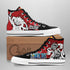 Ruffy Gear 5 High Top Shoes OP Custom Anime Sneakers Mix Manga