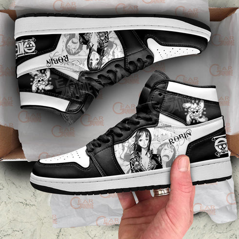Nico Robin Sneakers Custom OP Shoes Manga Style
