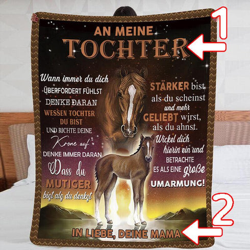 Divesart - Decke von Mutter zu Tochter - "Die Majestät des Universums"