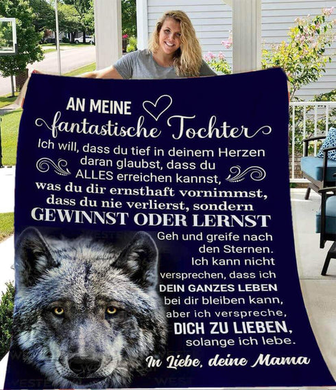 Divesart - Decke von Mutter zu Tochter - "Meine Hingabe an dich"