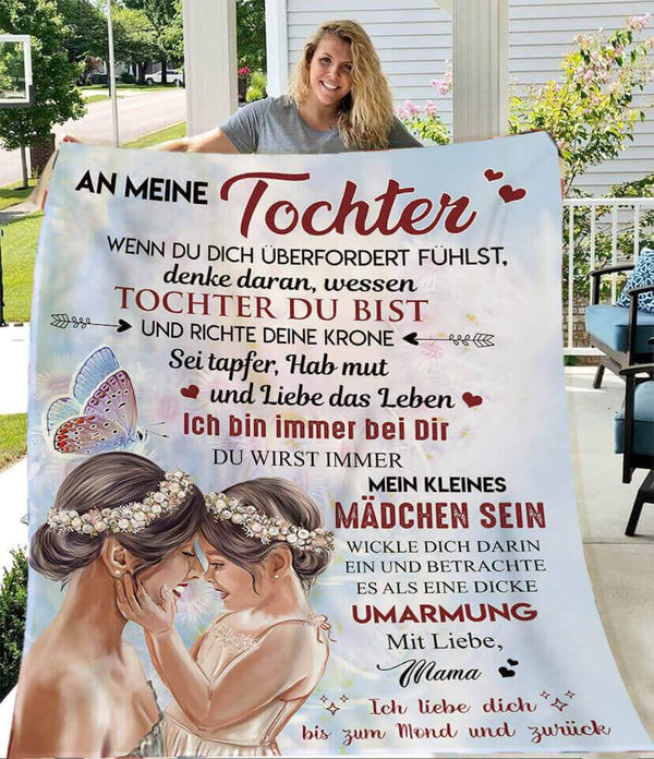Divesart - Decke von Mutter zu Tochter - "Mein größtes Glück"