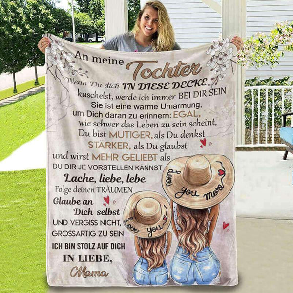 Divesart - Decke von Mutter zu Tochter - "Meine Schönheit ist in dir"