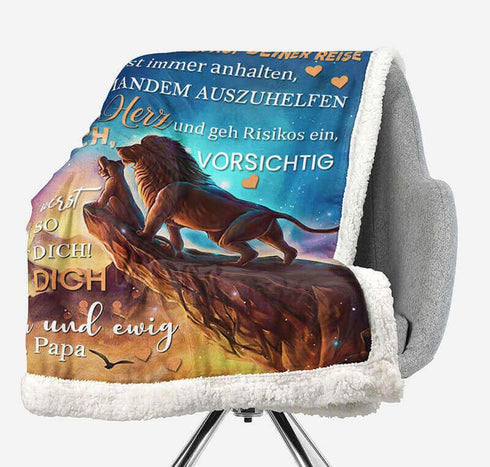 Divesart - Decke vom Vater an den Sohn - "Kreis des Lebens"