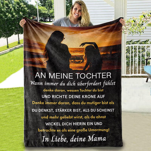 Divesart - Decke von Mutter zu Tochter - "Wertvolle Momente"