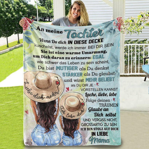 Divesart - Decke von Mutter zu Tochter - "Schönheit meiner Liebe"