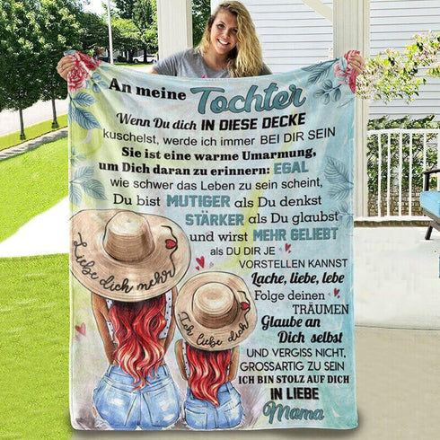 Divesart - Decke von Mutter zu Tochter - "Schönheit meiner Liebe"