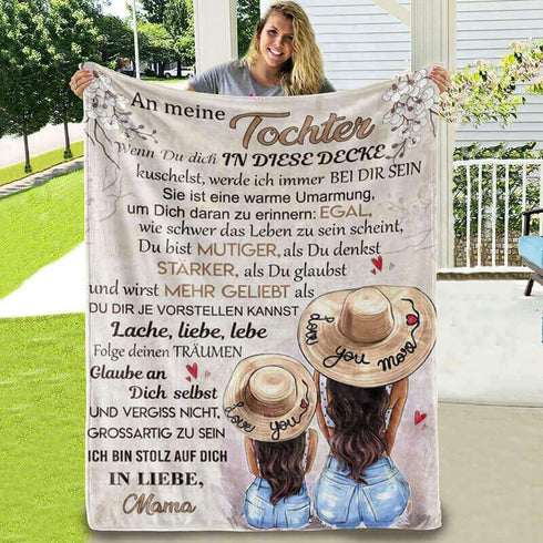 Divesart - Decke von Mutter zu Tochter - "Meine Schönheit ist in dir"