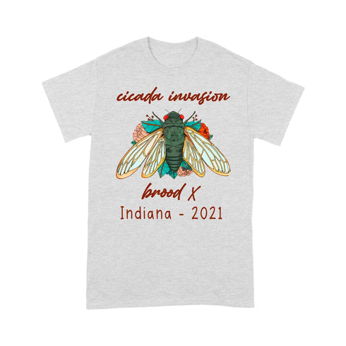 Divesart - Cicada Invasion brood X Indiana 2021 - Standard T-paita