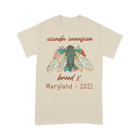 Divesart - Cicada Invasion brood X Maryland 2021 - Standard T-paita