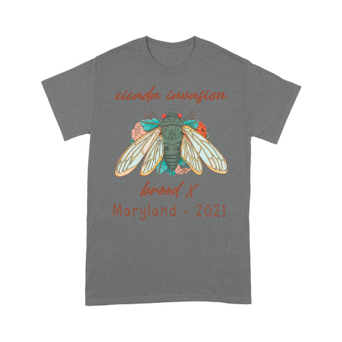 Divesart - Cicada Invasion brood X Maryland 2021 - Standard T-paita