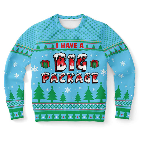 Weihnachtspullover - "I have a big package"
