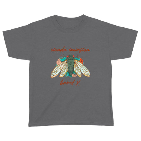 Divesart - Cicada invasion brood X - Standard Youth T-paita