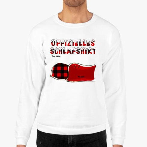 Personlig katt och hund Xmas tema officiell sömnskjorta - Julklapp till Pet Lover - Customizable