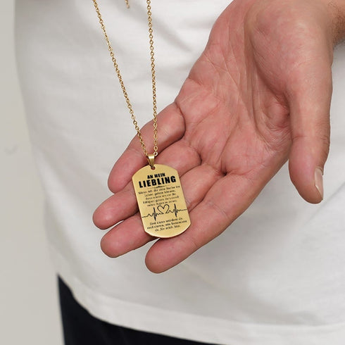 Wenn du in deiner Nähe bist, schlägt mein Herz schneller - Anhänger für einen geliebten Menschen