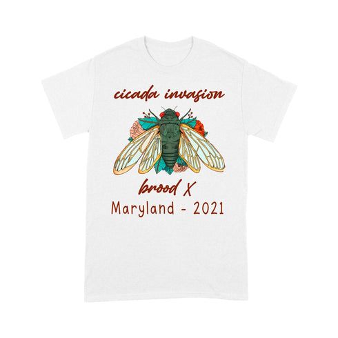 Divesart - Cicada Invasion brood X Maryland 2021 - Standard T-paita