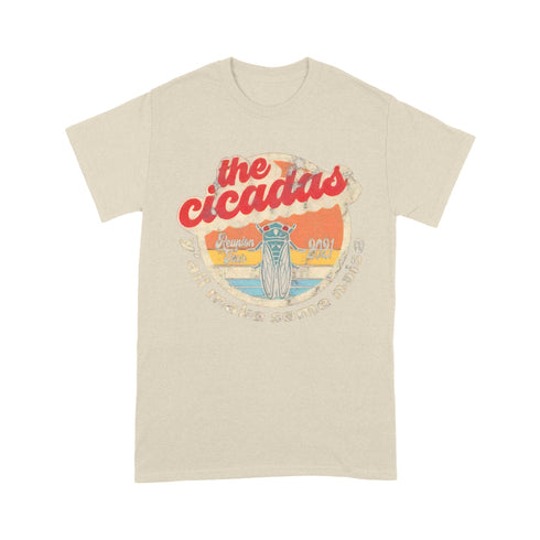 Divesart - Cicada Shirt Funny Cicada Concert T-paita Snarky Insect - Standard T-paita