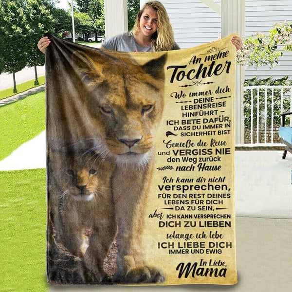 Divesart - Decke von Mutter zu Tochter - "Spaziergang in der Sonne"