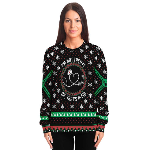 Weihnachtspullover - "I'm not tachy!"