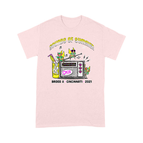 Divesart - Q102 Brood X - Sounds of Summer Cicada 2021 - Premium T-shirt