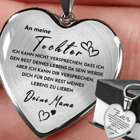 Divesart - Herz Halskette - Für meine Tochter von Mama