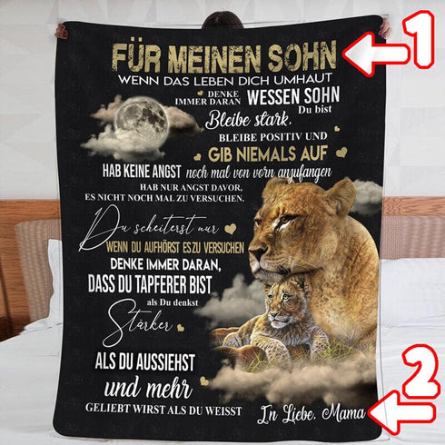 Divesart - Decke von Mutter zu Sohn - "Die Kraft der väterlichen Liebe"