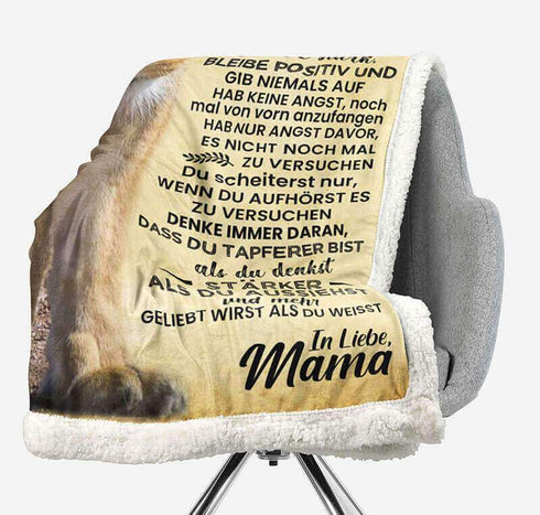 Divesart - Decke von Mutter zu Tochter - "Mein wertvollster Schatz"