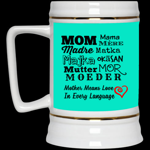 Mother Means Love In Every Language Mug Gift For Mom