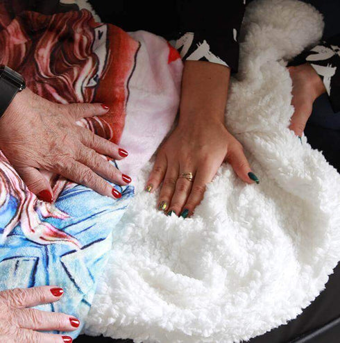 Divesart - Decke von Mutter zu Tochter - "Mamas Prinzessin"