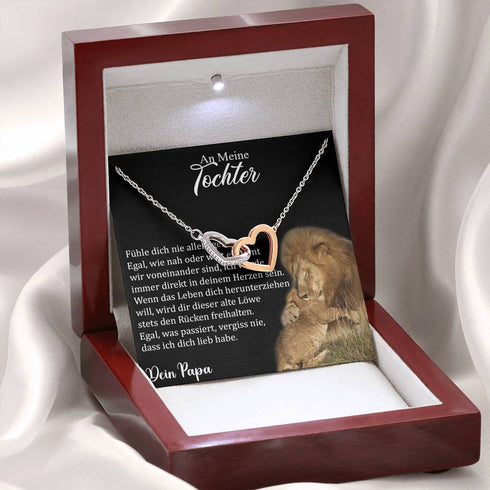 "An meine Tochter" Halskette - Lion