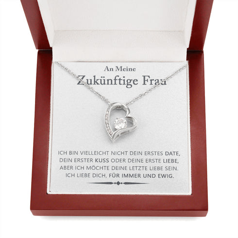"An meine Zukünftige Frau" Halskette - Ich liebe dich