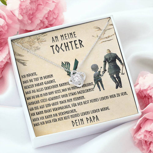 "An meine Tochter" Halskette - Wikinger