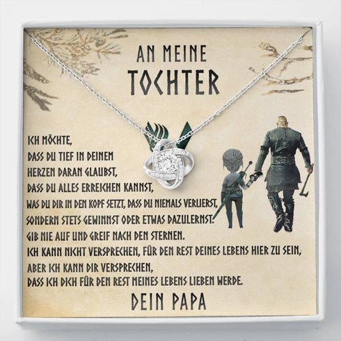 "An meine Tochter" Halskette - Wikinger