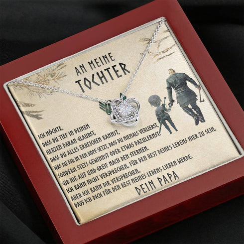 "An meine Tochter" Halskette - Wikinger