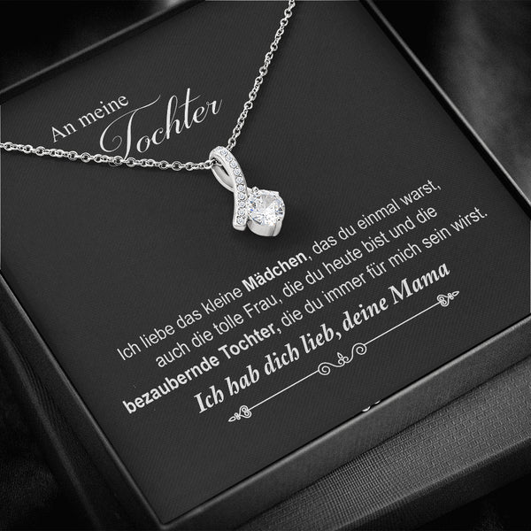 "An meine Tochter" Halskette - Kostbare Tochter