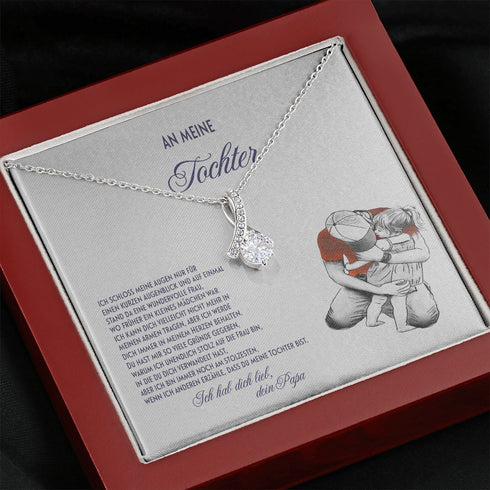 "An meine Tochter" Halskette - Umarmung