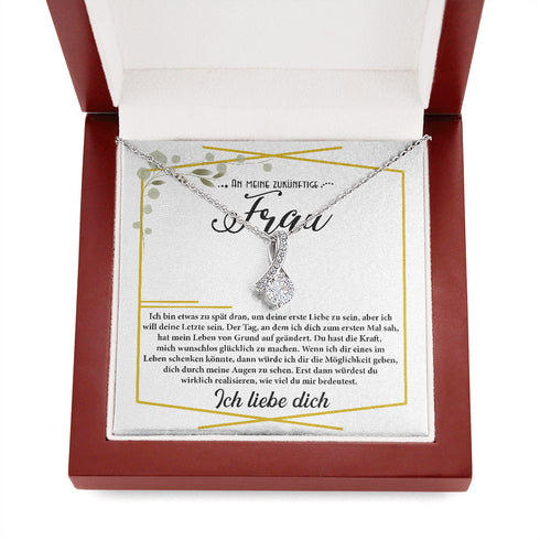 "An meine zukünftige Frau" Halskette - Du bist etwas Besonderes