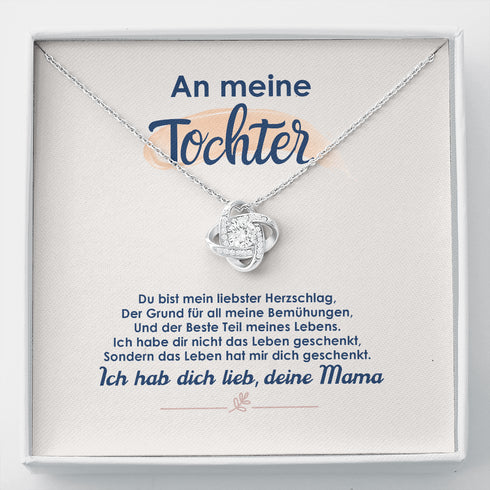 "An meine Tochter" Halskette - Die Liebe meines Lebens