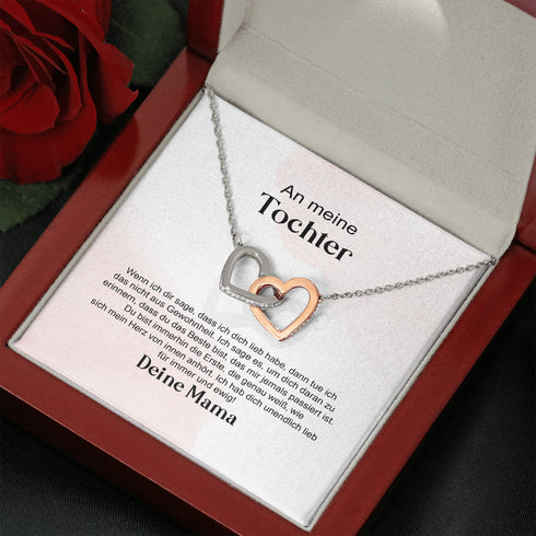 "An meine Tochter" Halskette - Ich liebe dich
