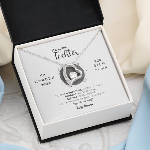 "An meine Tochter" Halskette - Ich wünsche Ihnen alles Glück der Welt