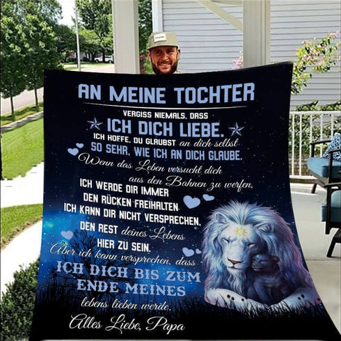 Divesart - Decke vom Vater an die Tochter - "Die Tiefe der Zärtlichkeit in dir"