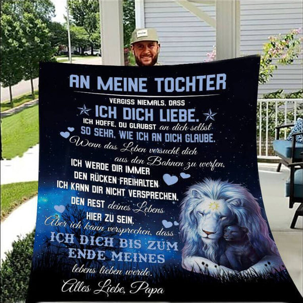 Divesart - Decke vom Vater an die Tochter - "Die Tiefe der Zärtlichkeit in dir"