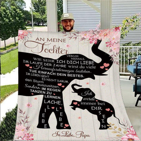 Divesart - Decke vom Vater an die Tochter - "Mutters Freude"