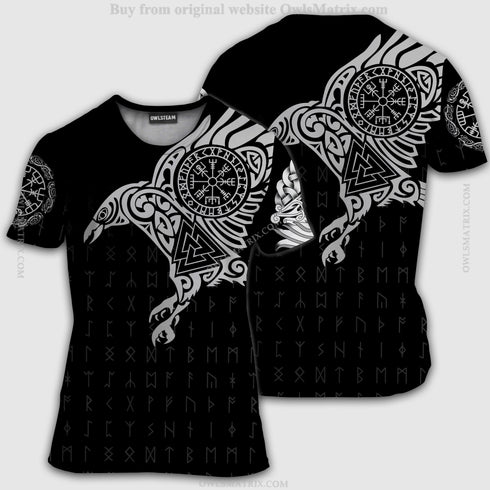 Viking Warrior Blood And Raven - Hoodie - HOOD05NVC140921