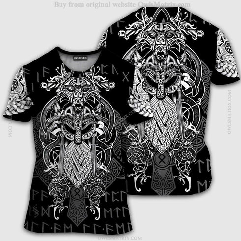 Viking Warrior Blood Metal Style - Hoodie - HOOD06NVC140921