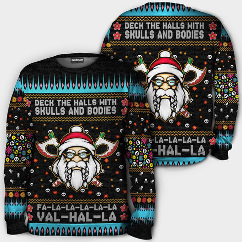 Viking merry xmas valhalla - Hoodie - HOOD05FNN310821