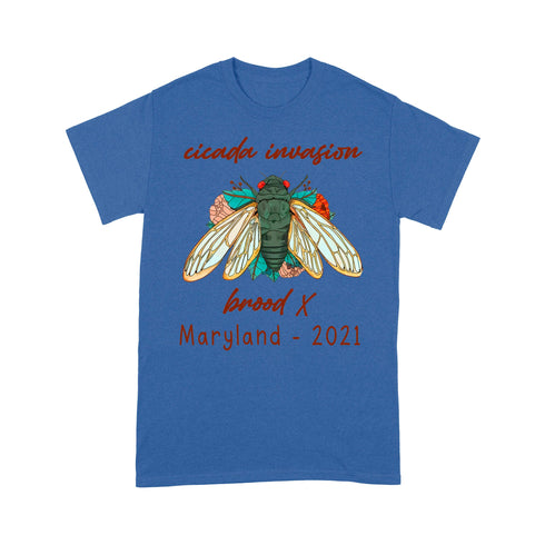 Divesart - Cicada Invasion brood X Maryland 2021 - Standard T-paita