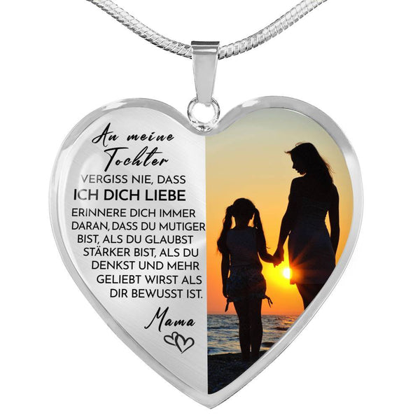 Divesart - Herz Halskette - An meine Tochter von Mama