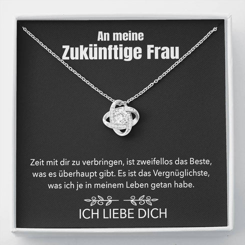 Liebesknoten Halskette - An meine Zukünftige Frau