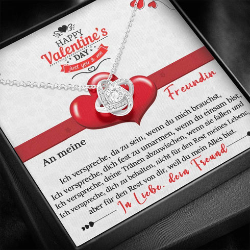 "An meine Freundin" Halskette - Valentins Kollektion